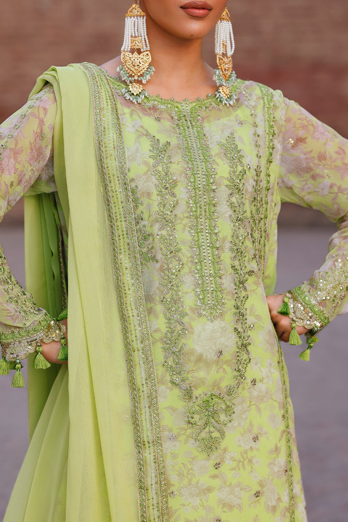 LUXURY CHIFFON VASL 25-18