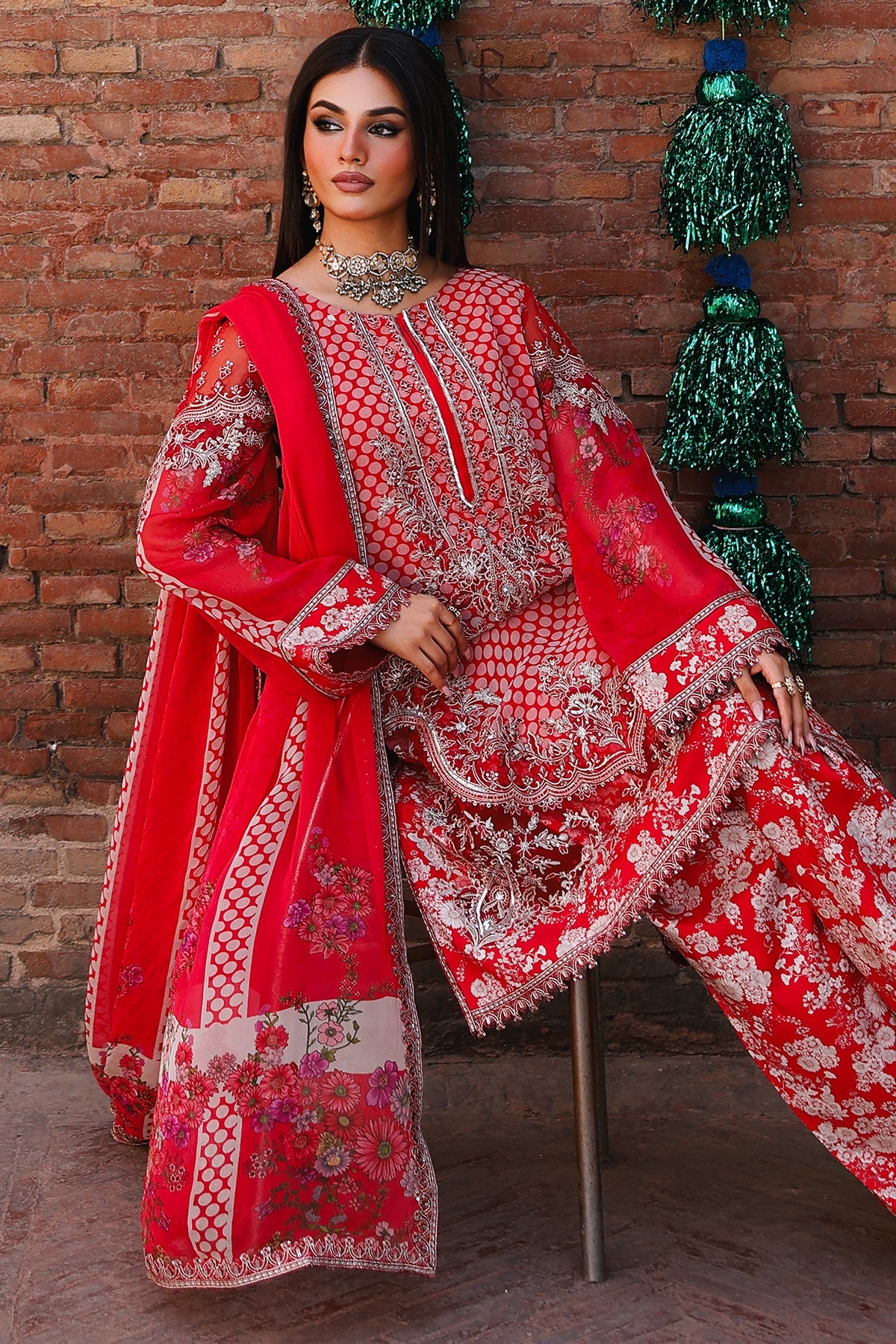 LUXURY CHIFFON VASL 25-16