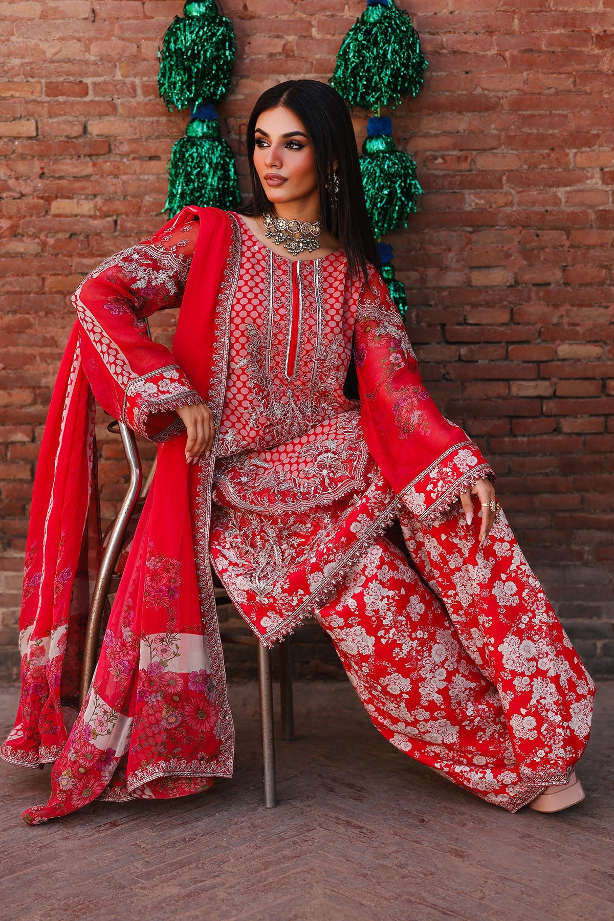 LUXURY CHIFFON VASL 25-16