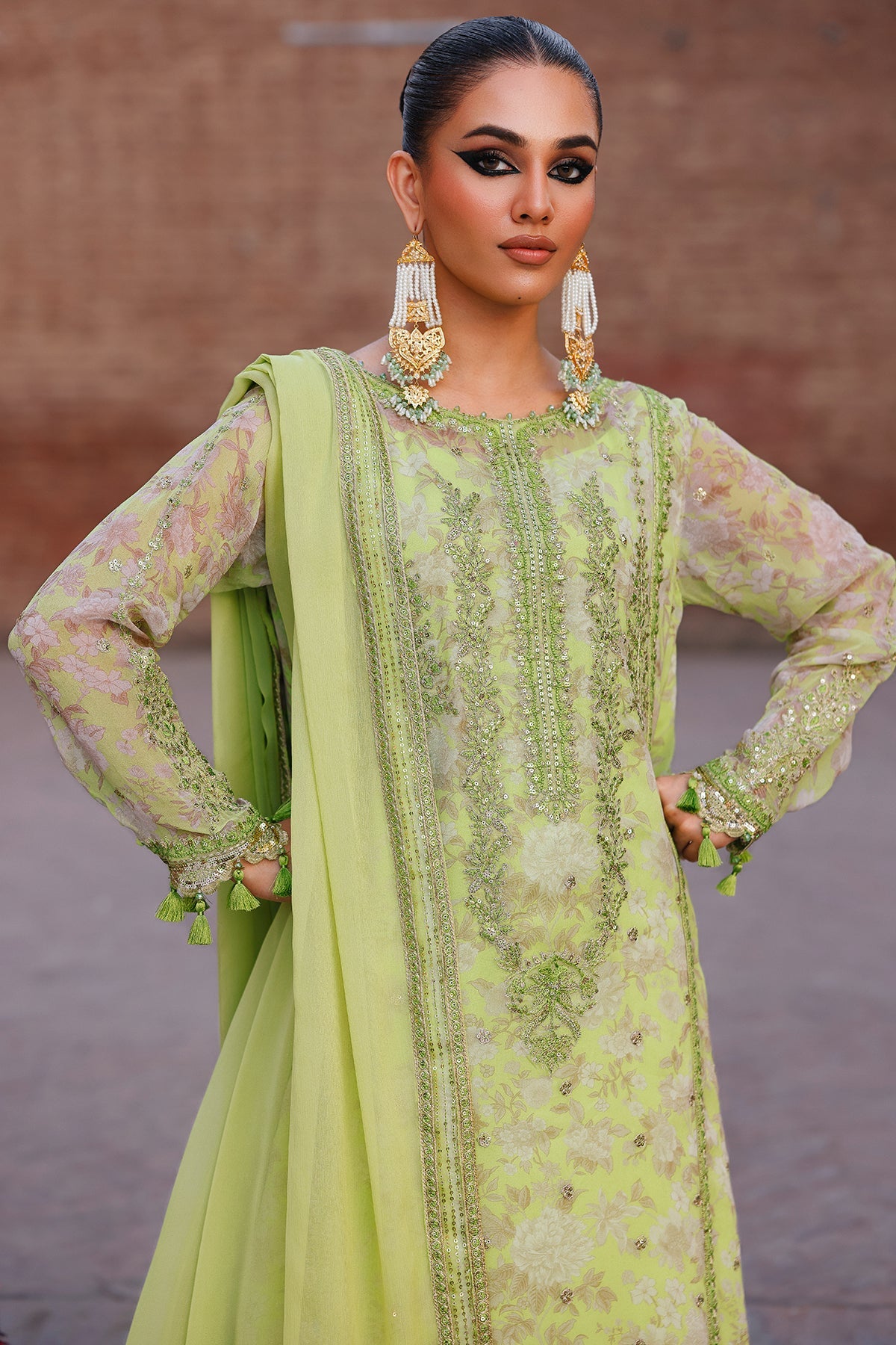 LUXURY CHIFFON VASL 25-18
