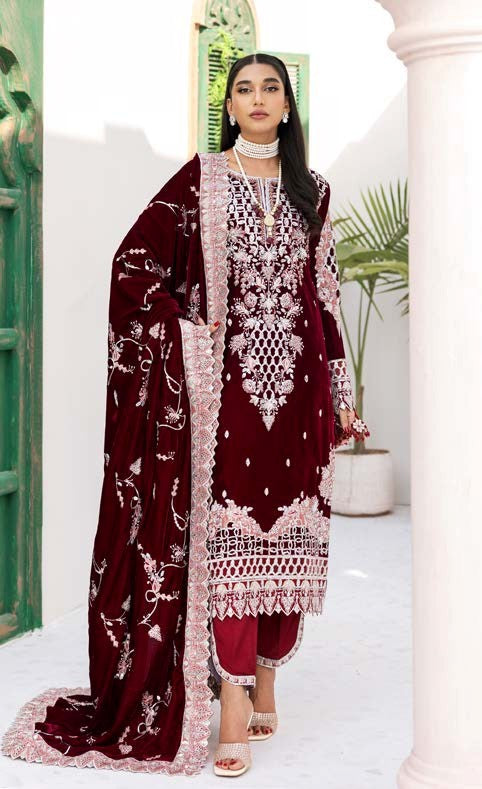 PREMIUM VELVET - ANDAZ-E-MAKHMAL- ZAM 06