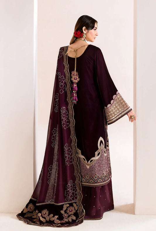 Pakistani Custom Stitched Velvet Dress-2221-MEHREE