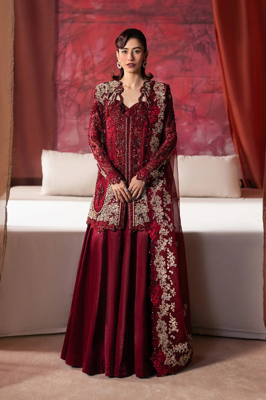 Pakistani Custom Stitched Wedding Dress - ZARHEL