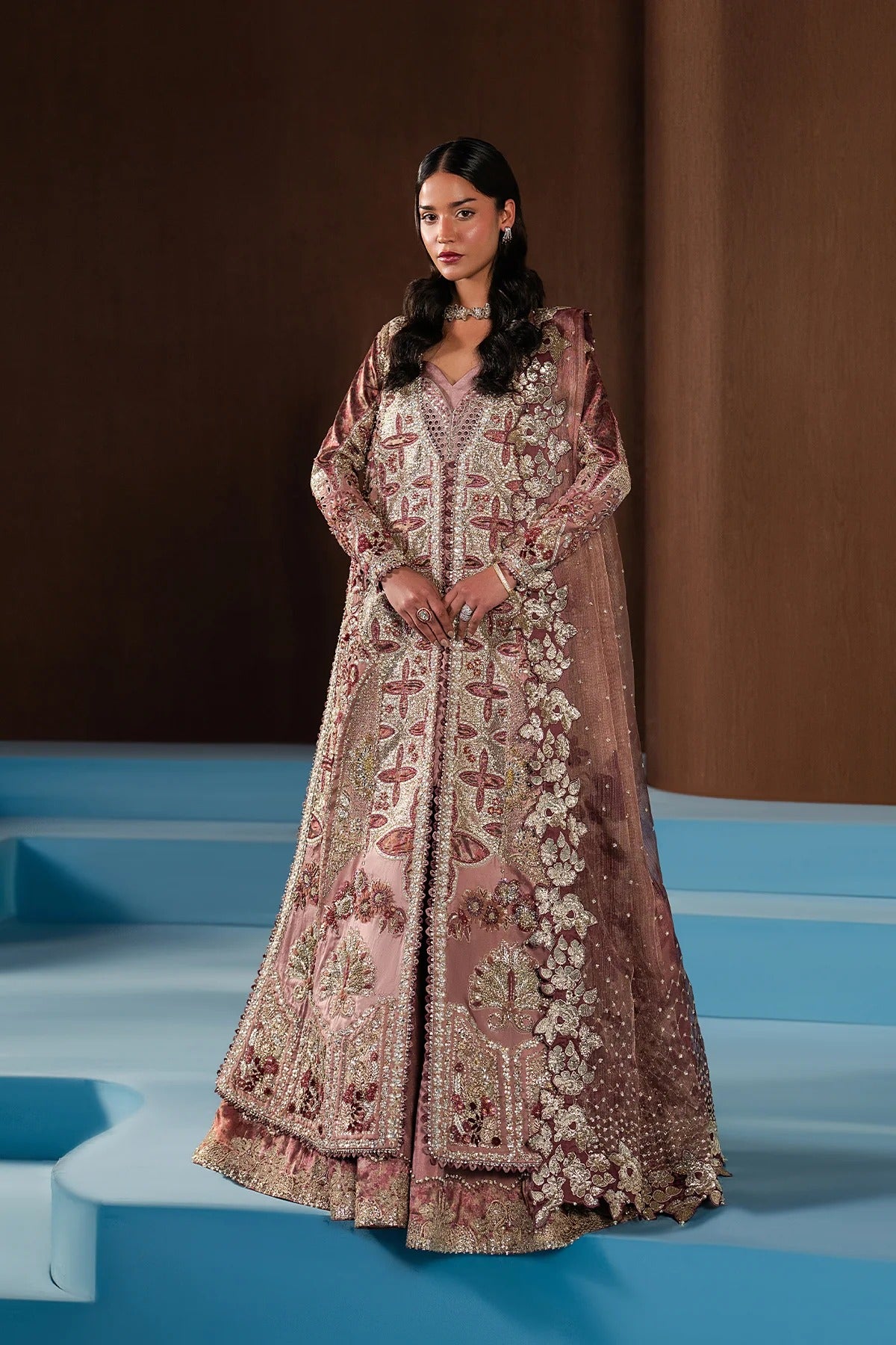 Pakistani Custom Stitched Wedding Dress - ZARHEL