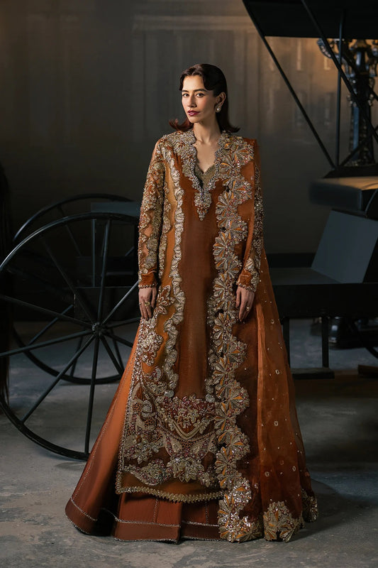 Pakistani Custom Stitched Wedding Dress - ZARHEL