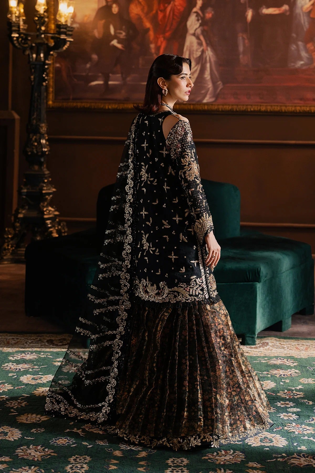 Pakistani Custom Stitched Wedding Dress - ZARHEL