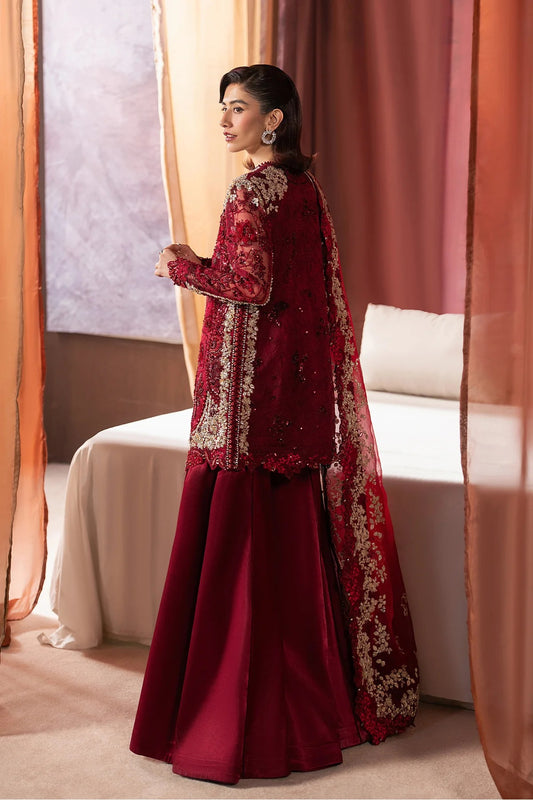Pakistani Custom Stitched Wedding Dress - ZARHEL