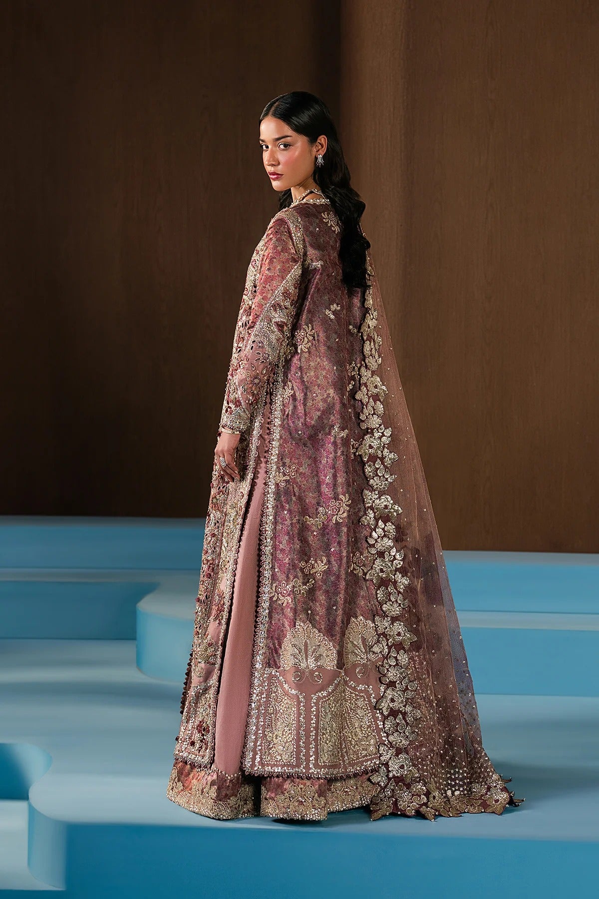 Pakistani Custom Stitched Wedding Dress - ZARHEL
