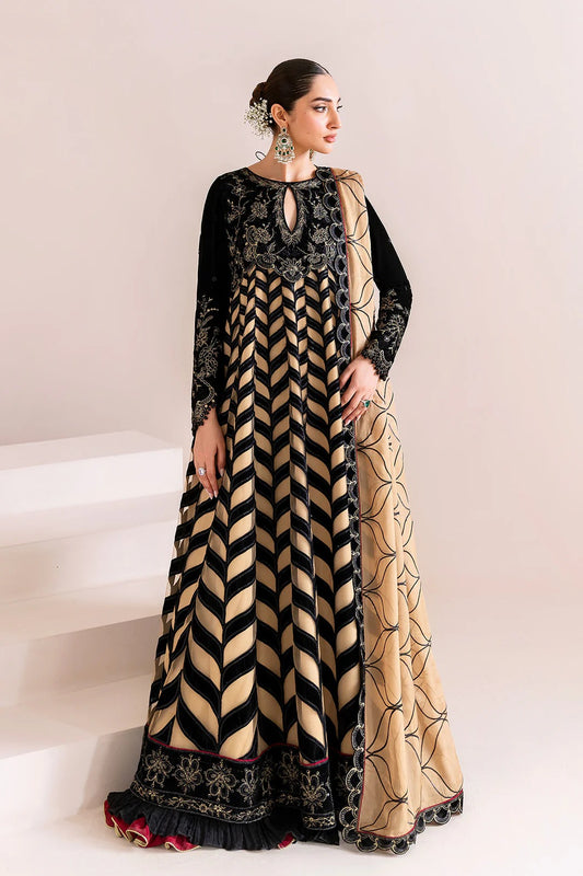 Pakistani Custom Stitched Velvet Dress-2223-NOOR JAHAN